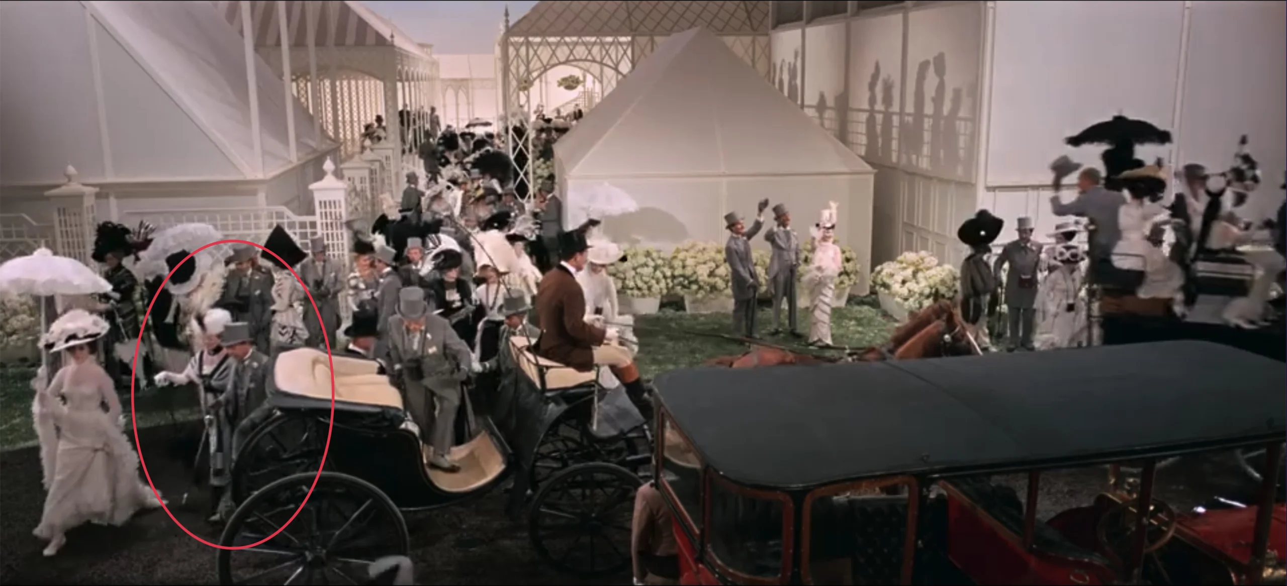 Ascot Costumes from the film version of "My Fair Lady"