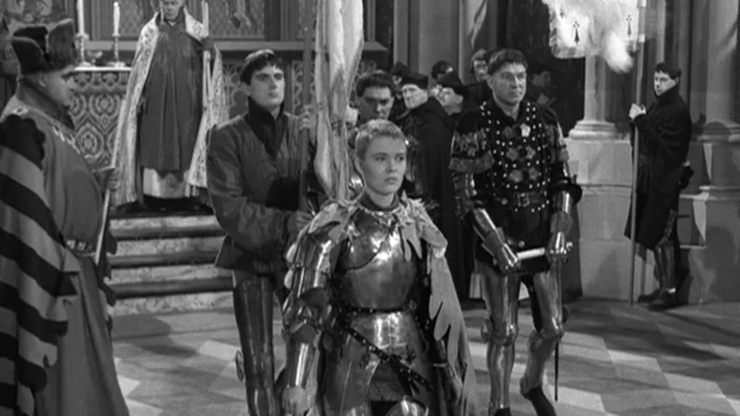 Jean Seberg as Joan of Arc in the 1957 film "Saint Joan."